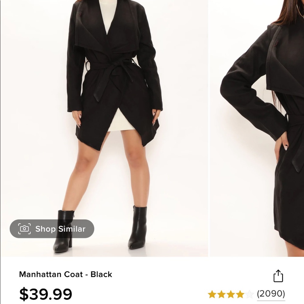 Women’s size large faux wool jacket. Never worn.